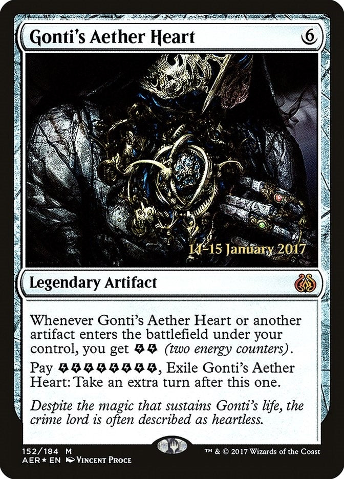 Image for Gonti's Aether Heart (152) [Prerelease Cards]
