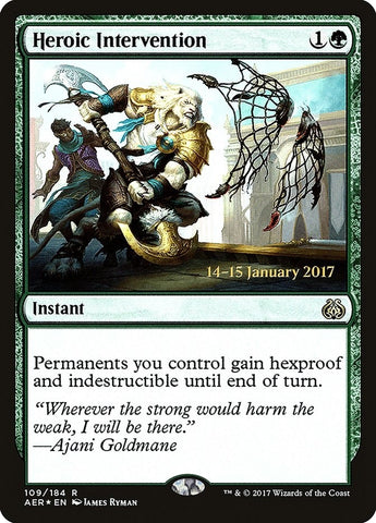 Image for Heroic Intervention (AER) (109) [Prerelease Cards]