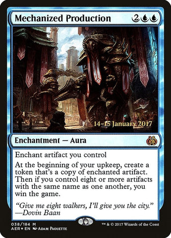 Image for Mechanized Production (38) [Prerelease Cards]