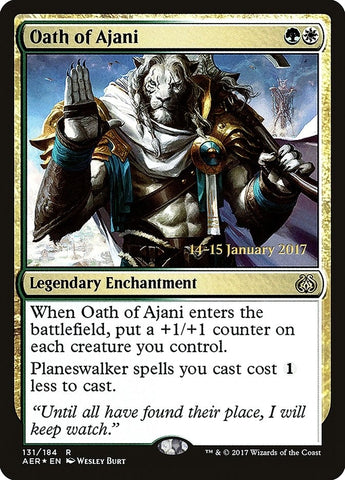 Image for Oath of Ajani (131) [Prerelease Cards]
