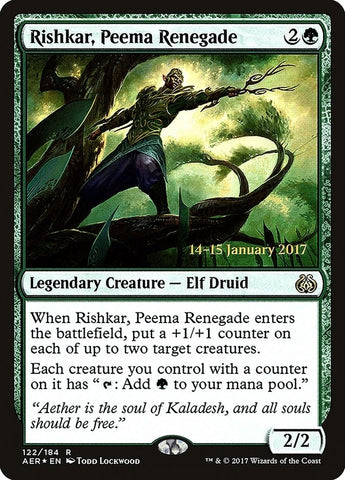 Image for Rishkar, Peema Renegade (122) [Prerelease Cards]
