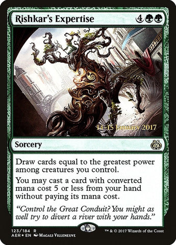 Image for Rishkar's Expertise (123) - Magic: The Gathering