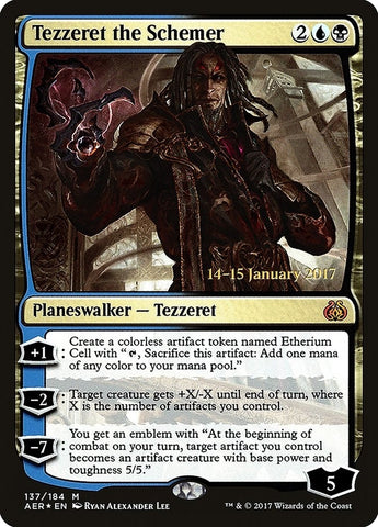 Image for Tezzeret the Schemer (137) [Prerelease Cards]