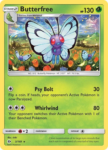 Image for Butterfree (3/149) [SM Base Set]