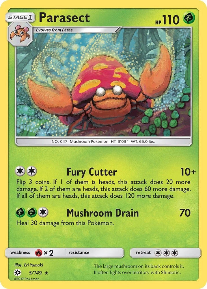Image for Parasect (5/149) [SM Base Set]