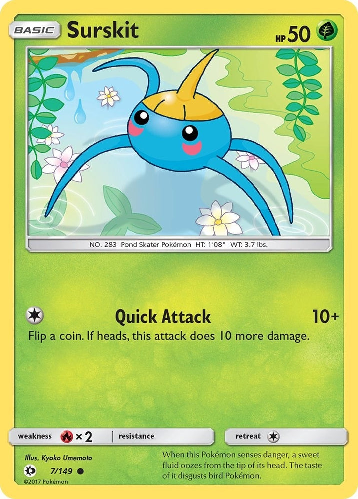 Image for Surskit (7/149) [SM Base Set]