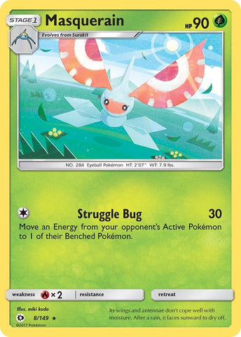 Image for Masquerain (8/149) [SM Base Set]