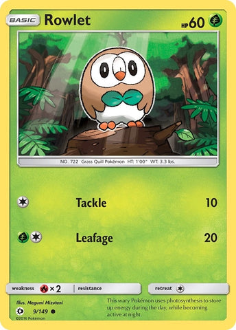 Image for Rowlet (9/149) [SM Base Set]