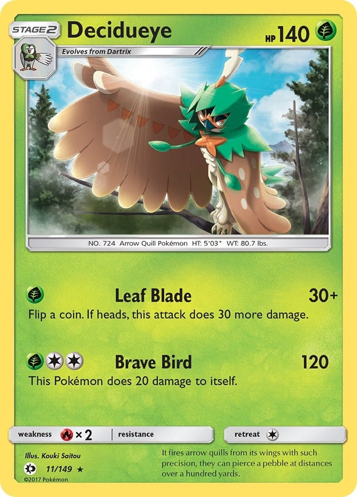 Image for Decidueye (11/149) [SM Base Set]
