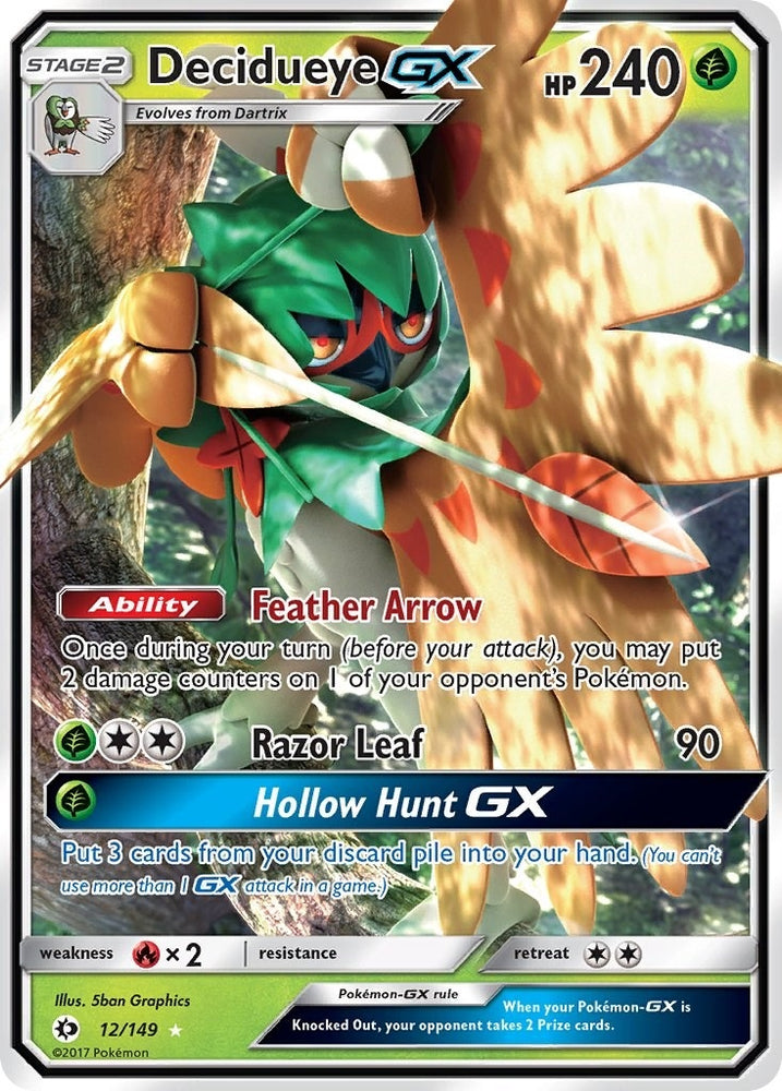 Image for Decidueye GX (12/149) [SM Base Set]