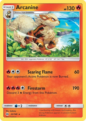 Image for Arcanine (22/149) [SM Base Set]