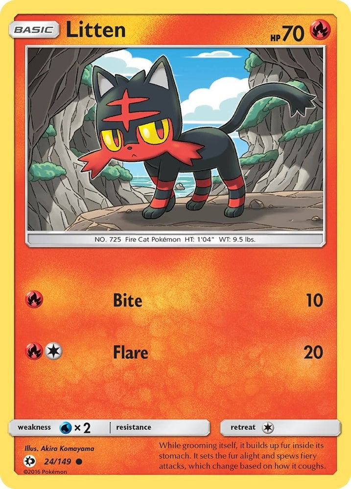 Image for Litten (24/149) [SM Base Set]