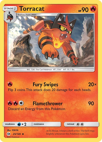 Image for Torracat (25/149) [SM Base Set]