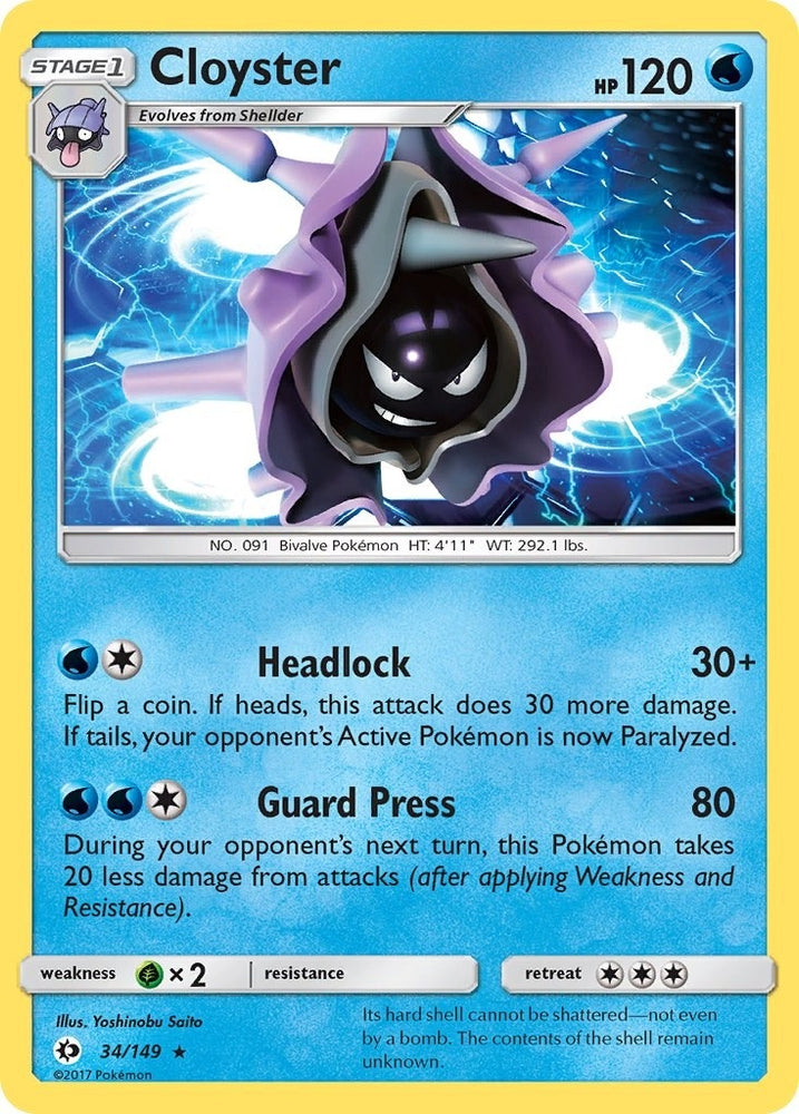 Image for Cloyster (34/149) [SM Base Set]