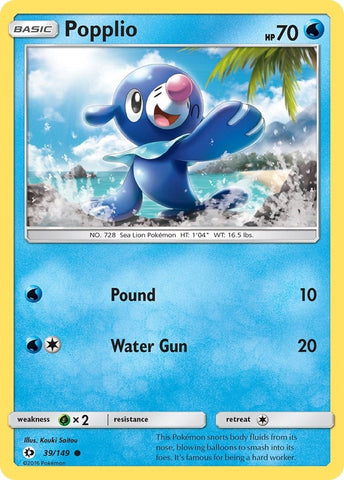 Image for Popplio (39/149) [SM Base Set]