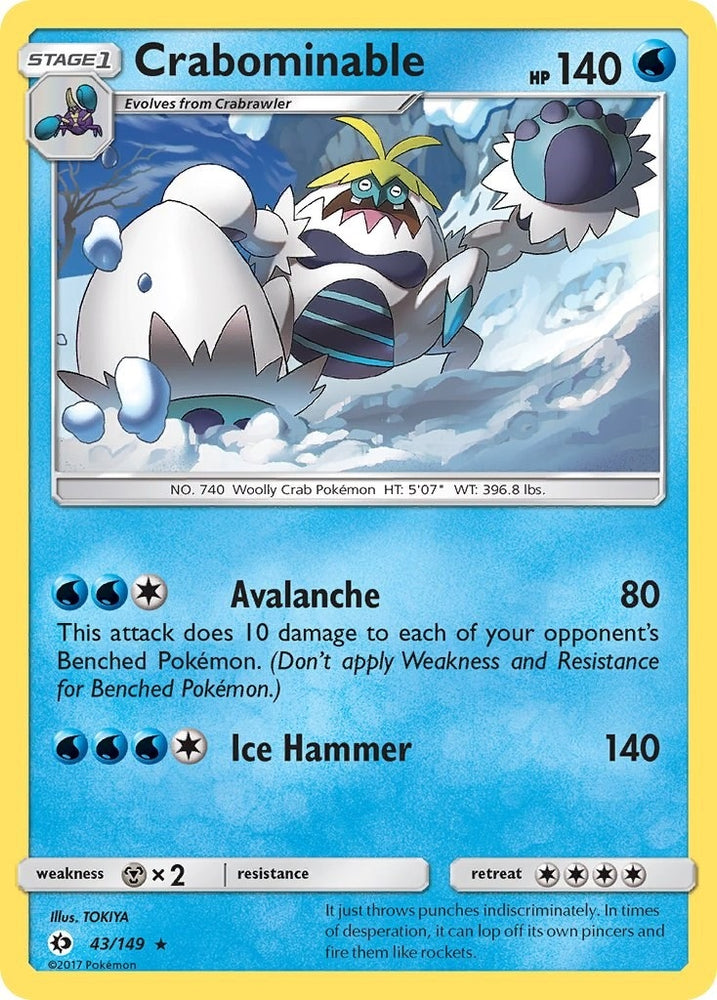 Image for Crabominable (43/149) [SM Base Set]