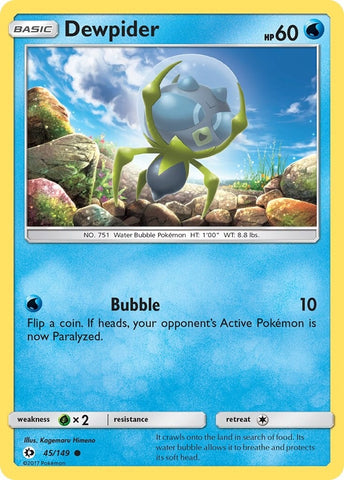 Image for Dewpider (45/149) [SM Base Set]