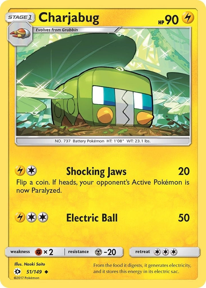 Image for Charjabug (51/149) [SM Base Set]