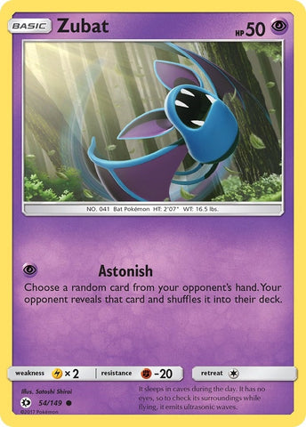 Image for Zubat (54/149) [SM Base Set]