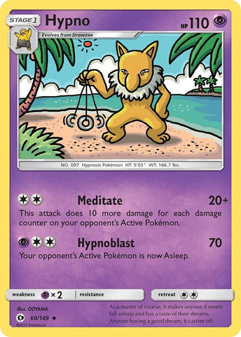 Image for Hypno (60/149) [SM Base Set]
