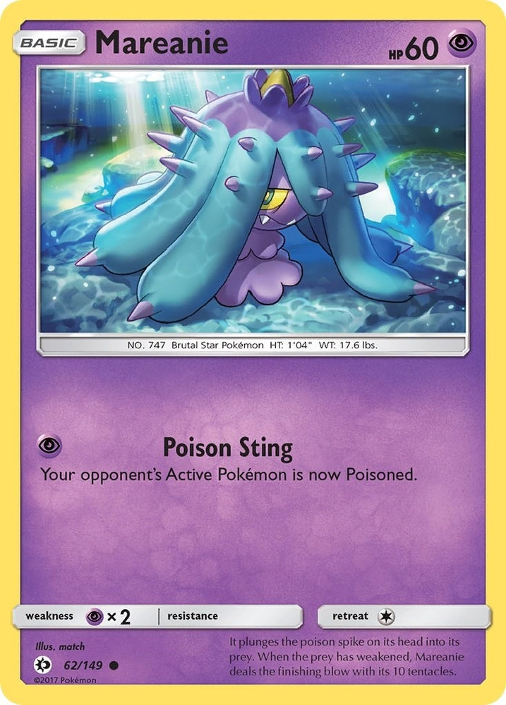 Image for Mareanie (62/149) [SM Base Set]