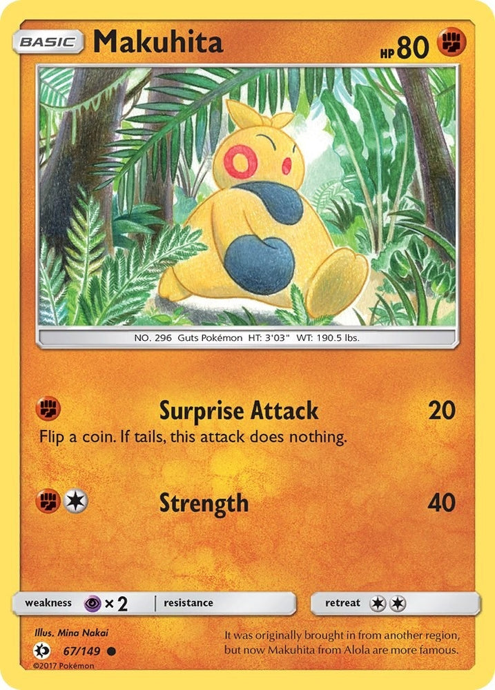 Image for Makuhita (67/149) [SM Base Set]