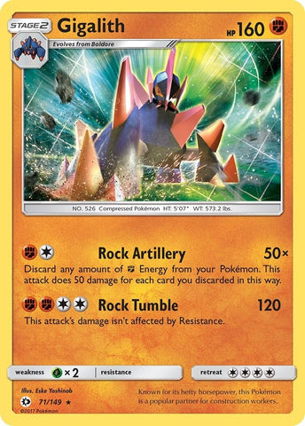 Image for Gigalith (71/149) [SM Base Set]