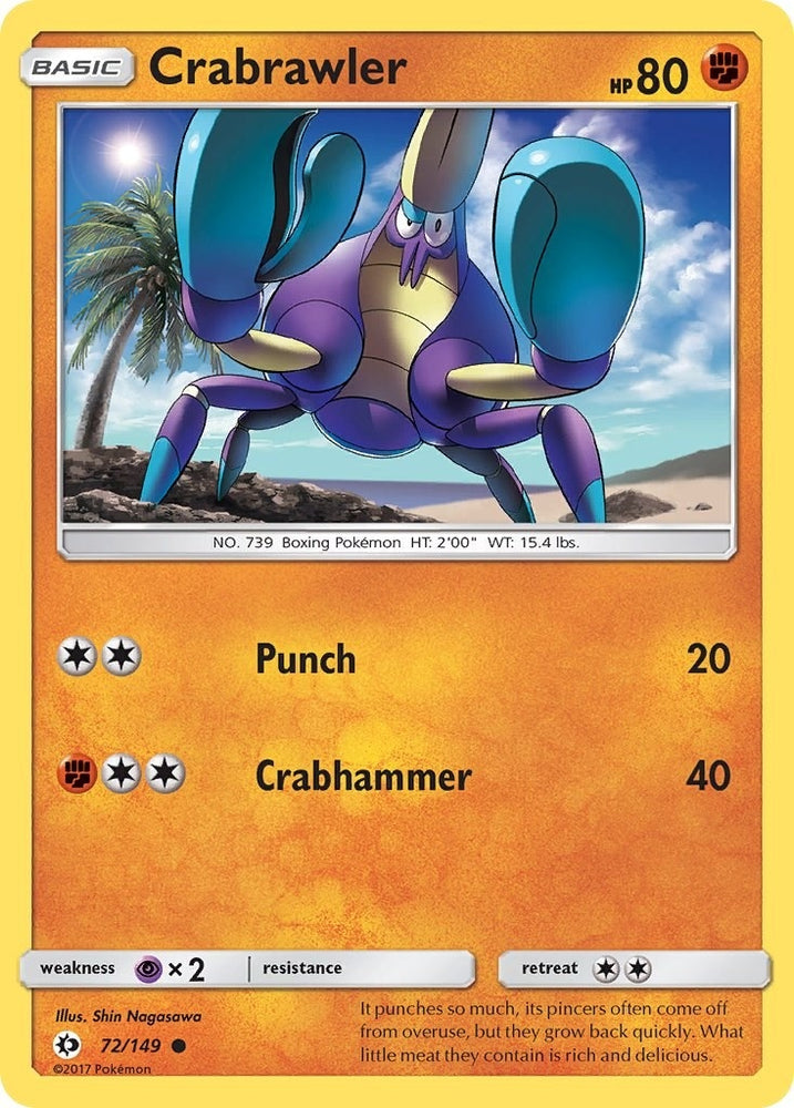 Image for Crabrawler (72/149) [SM Base Set]
