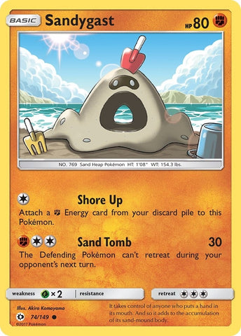Image for Sandygast (74/149) - Pokemon