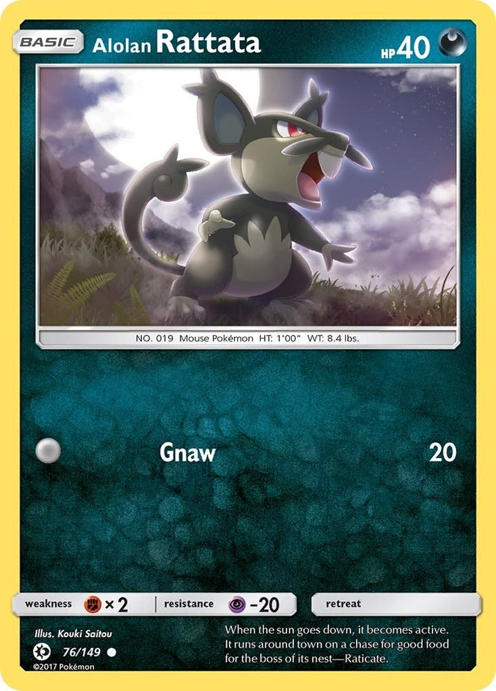 Image for Alolan Rattata (76/149) [SM Base Set]