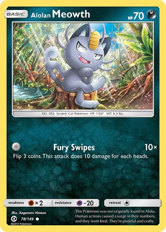 Image for Alolan Meowth (78/149) [SM Base Set]