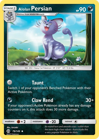 Image for Alolan Persian (79/149) [SM Base Set]