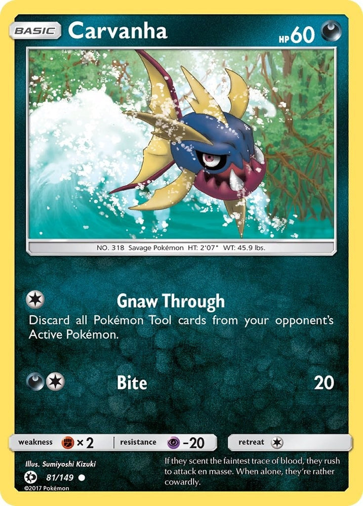Image for Carvanha (81/149) [SM Base Set]