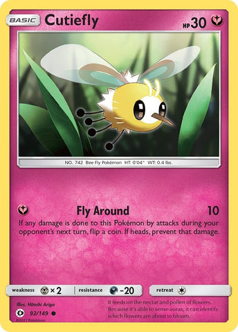 Image for Cutiefly (92/149) [SM Base Set]