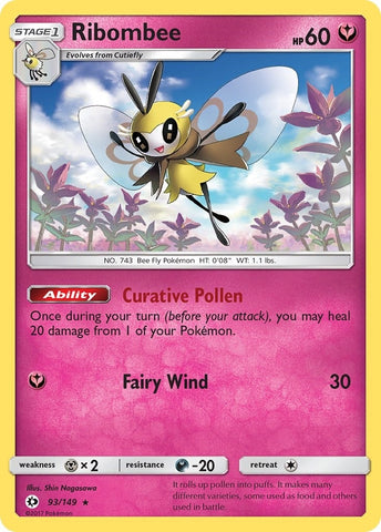 Image for Ribombee (93/149) [SM Base Set]