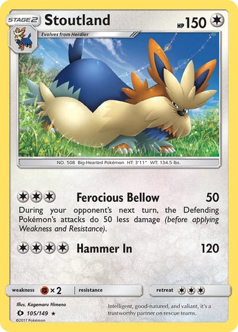 Image for Stoutland (105/149) - Pokemon
