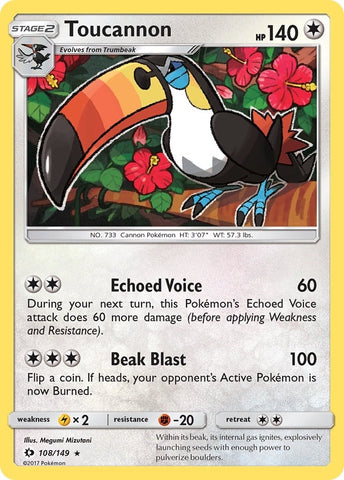 Image for Toucannon (108/149) - Pokemon