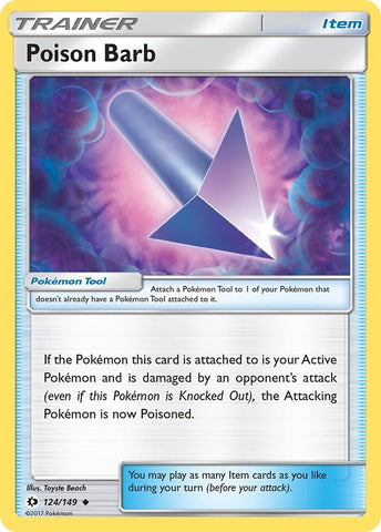 Image for Poison Barb (124/149) - Pokemon
