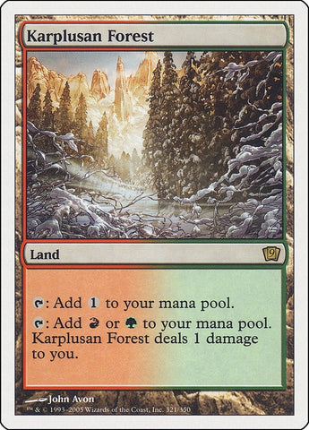 Image for Karplusan Forest (321) (9ED)