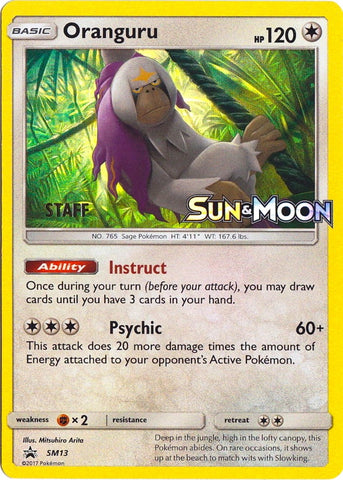 Image for Oranguru - SM13 (Prerelease) [Staff] (SM13) [SM Promos]