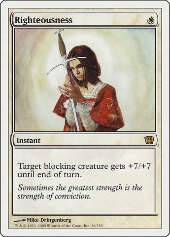 Image for Righteousness (36) - Magic: The Gathering
