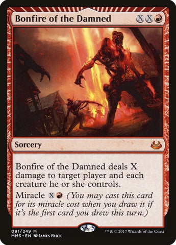 Image for Bonfire of the Damned (91) [Modern Masters 2017]