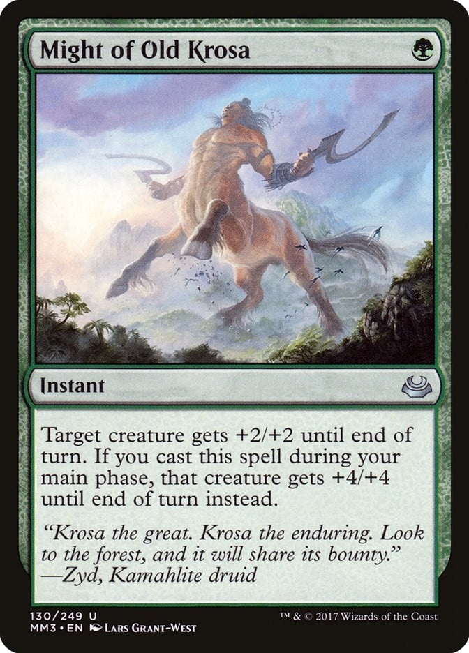 Image for Might of Old Krosa (130) [Modern Masters 2017]