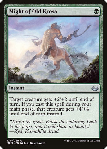 Image for Might of Old Krosa (130) [Modern Masters 2017]