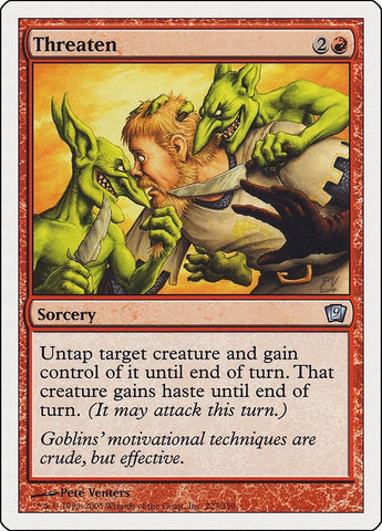 Image for Threaten (223) - Magic: The Gathering