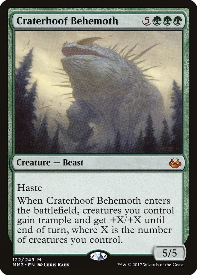 Image for Craterhoof Behemoth (122) [Modern Masters 2017]