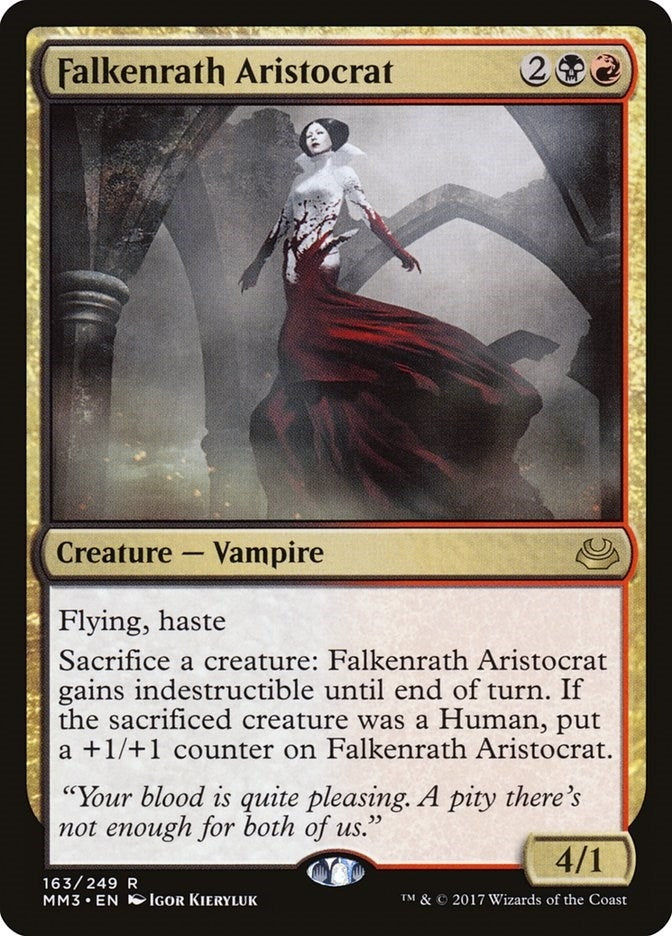 Image for Falkenrath Aristocrat (163) [Modern Masters 2017]