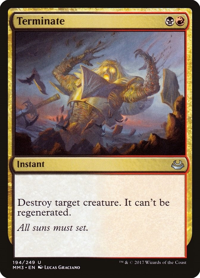 Image for Terminate (194) [Modern Masters 2017]