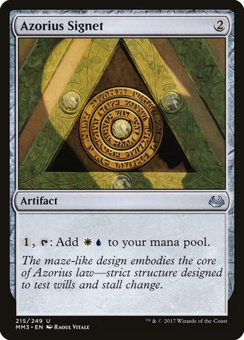 Image for Azorius Signet (215) [Modern Masters 2017]