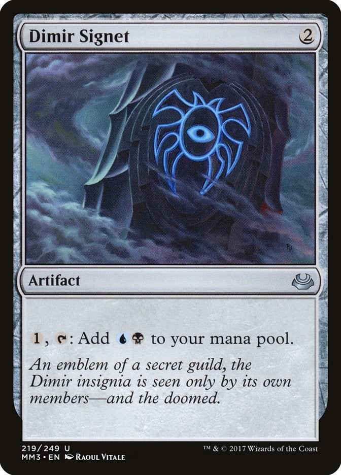 Image for Dimir Signet (219) [Modern Masters 2017]